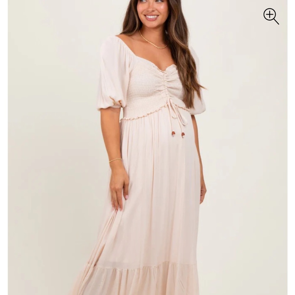 NWT Pinkblush Taupe Maxi Dress